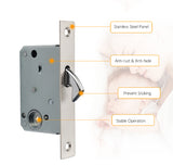 Mute Mortice Sliding Door Lock