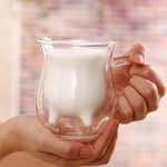 Creative  Cow Mug Milk Glass