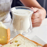 Creative  Cow Mug Milk Glass