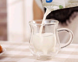 Creative  Cow Mug Milk Glass