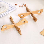 Tray Rack Detachable Wood Table Mat