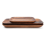 Acaciahome Wooden Tray Dinner Plate