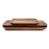 Acaciahome Wooden Tray Dinner Plate