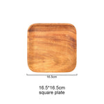 Acaciahome Wooden Tray Dinner Plate