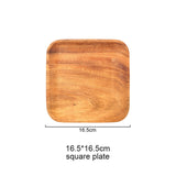 Acaciahome Wooden Tray Dinner Plate