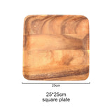 Acaciahome Wooden Tray Dinner Plate