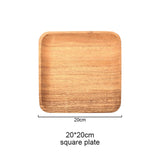 Acaciahome Wooden Tray Dinner Plate