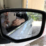 2 PCS Car Rearview Anti-fog Mirror Stickers