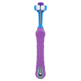 Soft Pet Toothbrush withThree Sided